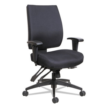 Alera® Alera Wrigley Series High Performance Mid-back Multifunction Task Chair, Supports 275 Lb, 17.91" To 21.88" Seat Height, Black freeshipping - TVN Wholesale